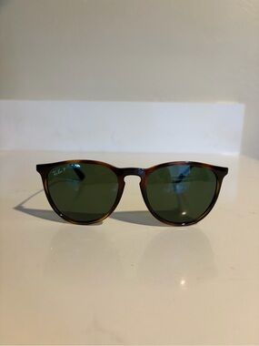 Ray-Ban Erika Sunglasses with Polarized Green Lenses